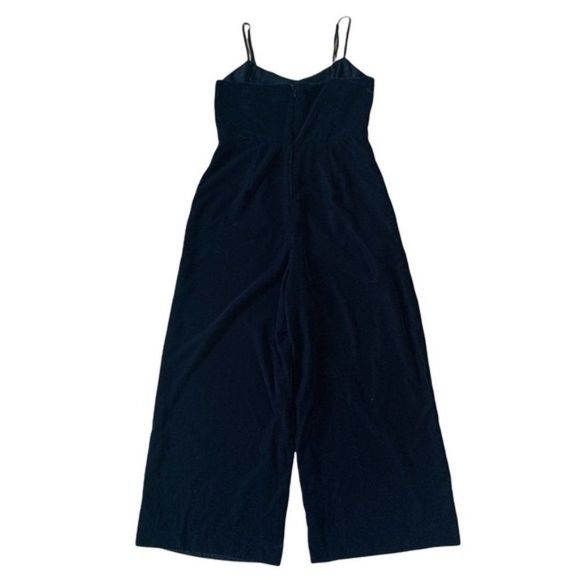 New Black J.Crew Sleeveless Wide-Leg Jumpsuit Size 2 - Picture 3 of 11